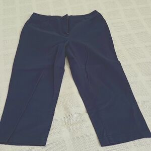 Chico's Classic Navy Cropped Pants